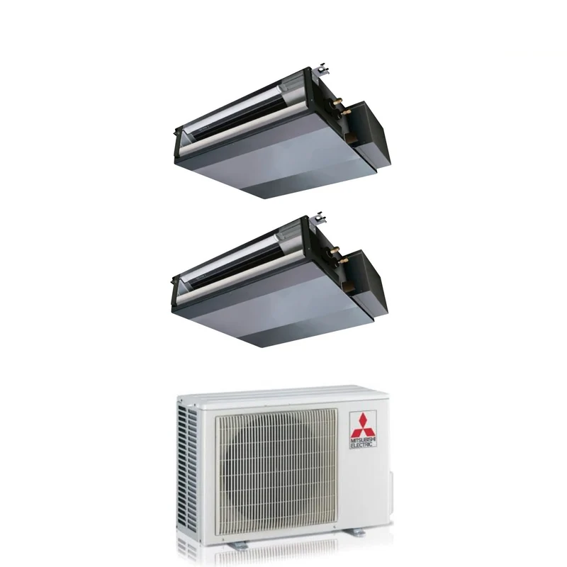 Climatizzatore Condizionatore Mitsubishi Electric Dual Inverter Canalizzabile (Canalizzato) SEZ-M 9+12 con MXZ-2F42VF R-32 Wi-Fi Optional 9000+12000