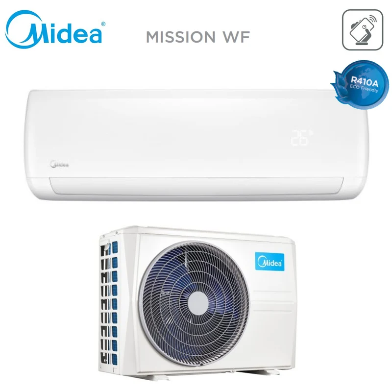 CLIMATIZZATORE CONDIZIONATORE MIDEA INVERTER serie MISSION WF 53 18000 BTU classe A+++ (Wi-Fi OPTIONAL)