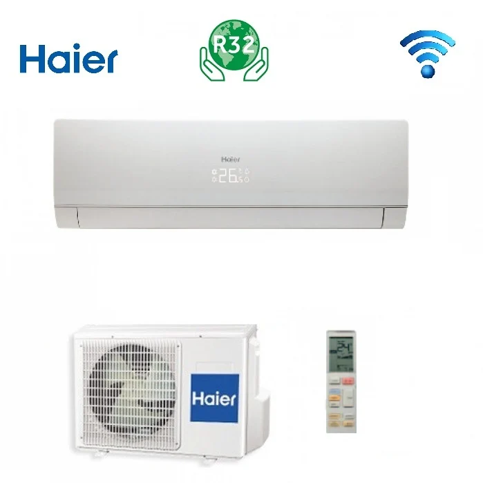 CLIMATIZZATORE CONDIZIONATORE HAIER INVERTER serie NEBULA GREEN WHITE 9000 BTU AS25S2SN2FA R-32 Wi-Fi classe A++