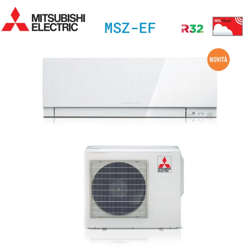 Climatizzatore Condizionatore Mitsubishi Electric Inverter Kirigamine ZEN R-32 White 9000 btu MSZ-EF25VGW Bianco A+++ - NOVITA'