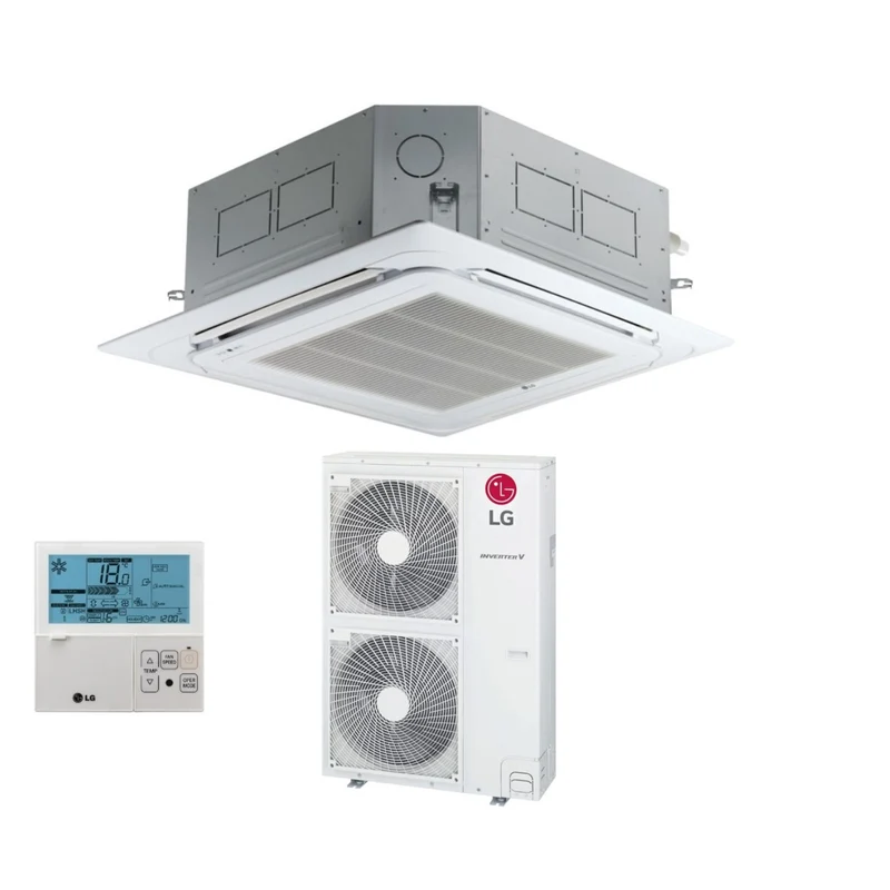 Condizionatore LG Cassetta a 4 Vie Inverter 42000 Btu UT42F R-32 Wi-Fi Optional con Pannello Incluso