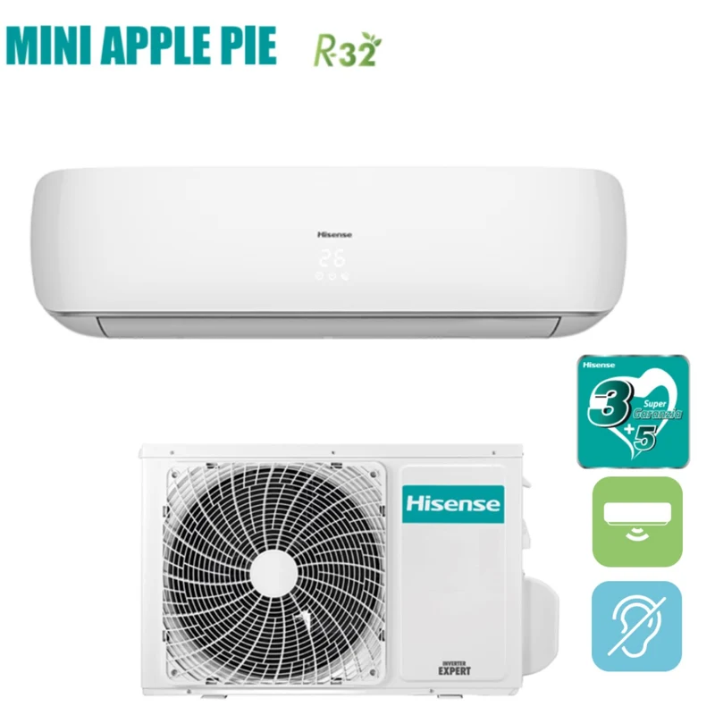 Climatizzatore Condizionatore Hisense Inverter serie MINI APPLE PIE 18000 BTU TG50XA00 R-32 Wi-Fi Optional