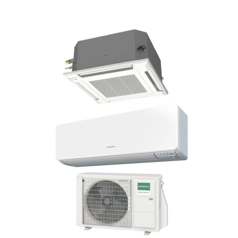 Climatizzatore Condizionatore e Cassetta Compatta General Fujitsu Dual Split Inverter serie KGTB + KVLA 14+14 con AOHG18KBTA3 R-32 14000+14000