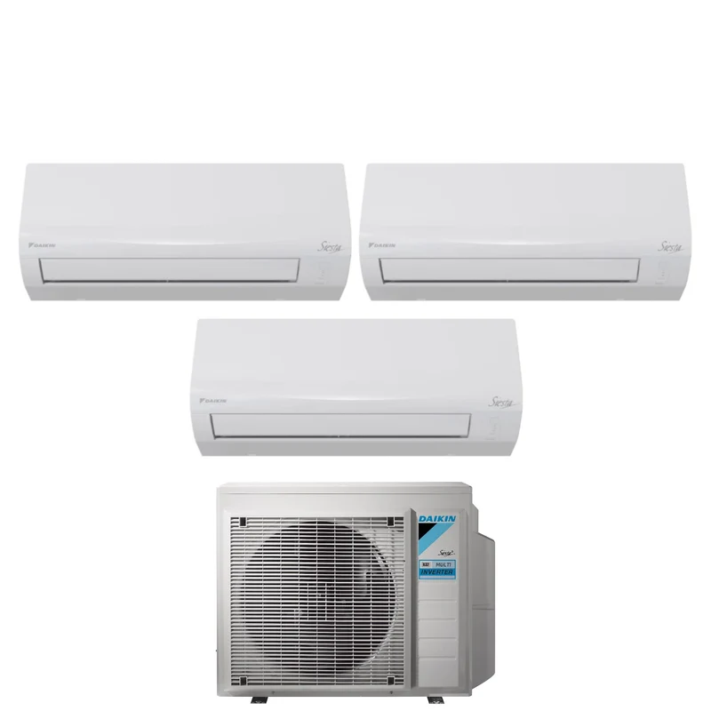 Daikin Trial Split Inverter-Klimaanlage SIESTA 9+9+9-Serie mit 3AMXF52A R-32 integriertem Wi-Fi 9000+9000+9000