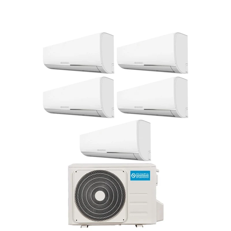 Olimpia Splendid Penta Split Inverter-Klimaanlage NEXYA S4 Serie 9+9+9+9+9 mit OS-CEMEH42EI R-32 integriertem WLAN 9000+9000+9000+9000+9000