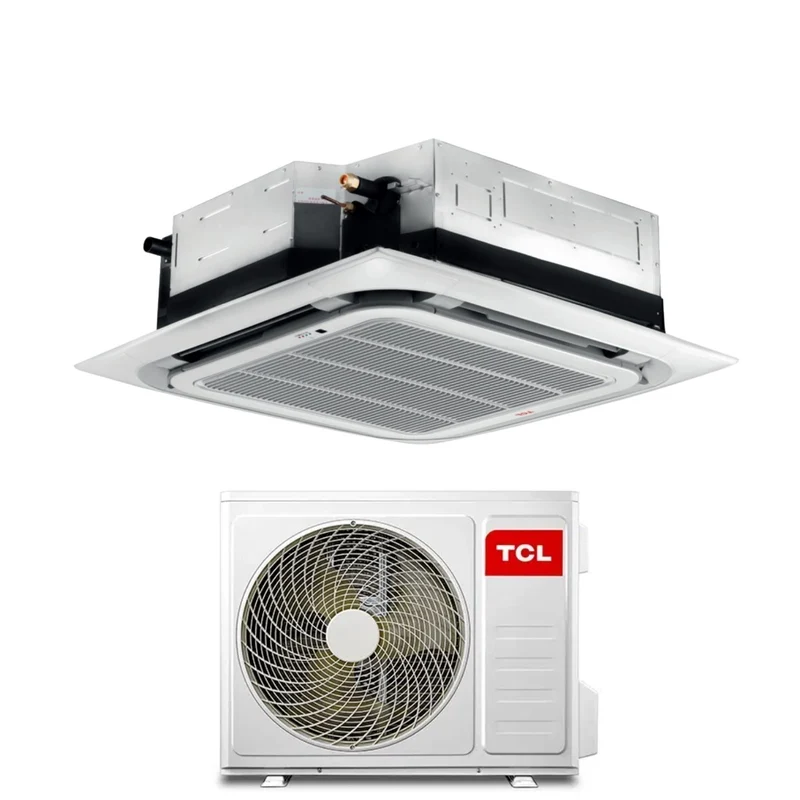TCL Kassetten-Inverter-Klimaanlage 24000 Btu MN24SS0 + MT2410 R-32, integriertes WLAN, Klasse A++/A+, mit Gitter im Lieferumfang enthalten