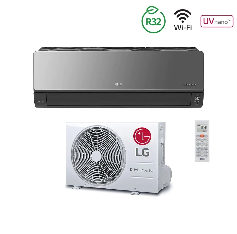 LG Artcool Mirror-Klimaanlage 9000 Btu AC09BK R-32 Integriertes WLAN