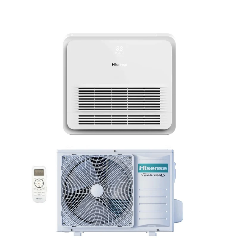 Hisense Inverter-Konsolenklimaanlage SUPER Serie 18000 Btu AKT52UR4RK8 + AUW52U4RS7 R-32 Wi-Fi Optionale Klasse A++/A+ mit Standardfernbedienung im Lieferumfang enthalten