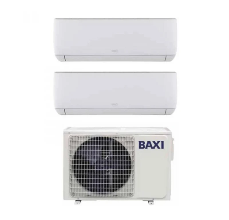 Baxi Dual Split Inverter Klimaanlage Astra 9+12 Serie mit LSGT40-2M R-32 Wi-Fi optional 9000+12000 – Neu