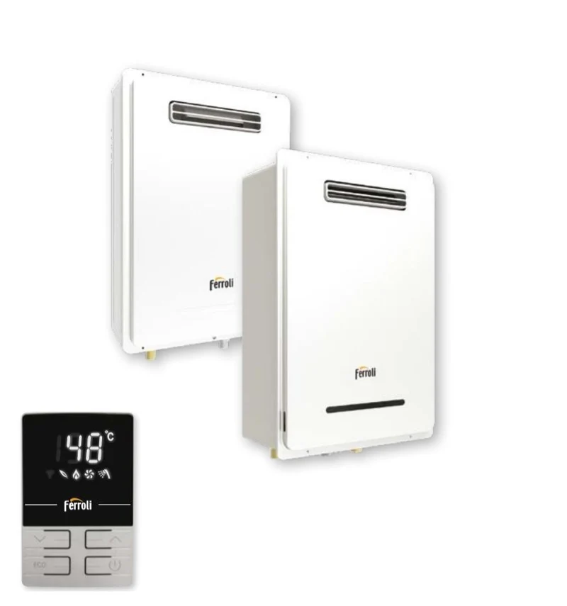 Scaldabagno a Gas Ferroli da esterno EXTERNO 16 NG litri low NOx Metano/Gpl