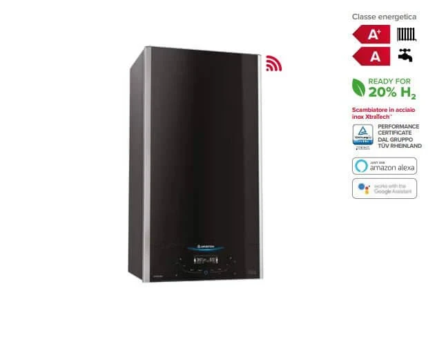 Caldaia a Condensazione Ariston ALTEAS ONE+ NET 30 kW WiFi Integrato Metano/Gpl Con Kit Scarico Fumi