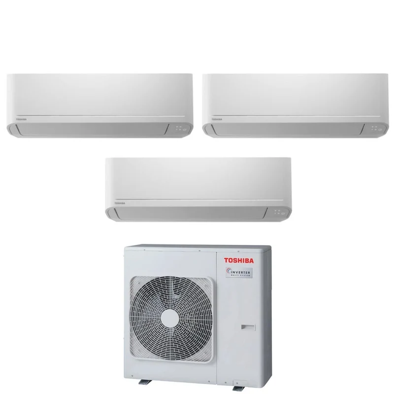 Klimaanlage Toshiba Trial-Split Inverter Serie SEIYA 7+7+10 (7+7+9) RAS-3M26U2AVG-E R-32 WLAN optional 7000+7000+10000 (7000+7000+9000)