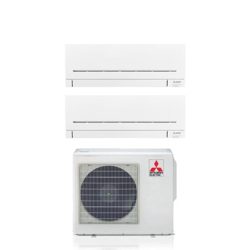 Mitsubishi Electric Trial Split Inverter-Klimaanlage AP-VGK Serie 9+18 mit MXZ-3F54VF2 R-32 integriertem WLAN 9000+18000