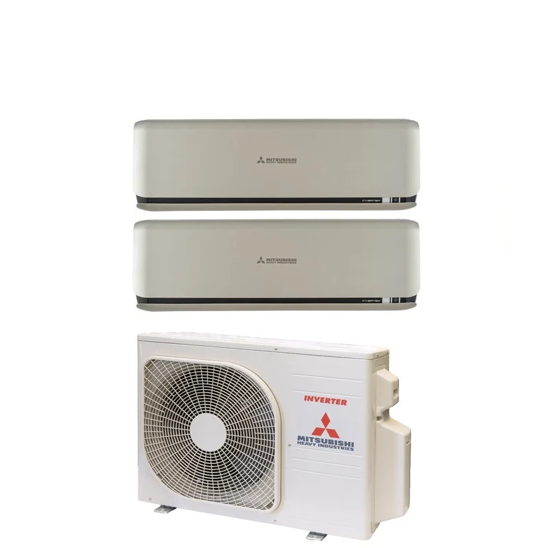 Mitsubishi Heavy Industries Dual-Split-Inverter-Klimaanlage KIREIA PLUS Titanium 7+9-Serie mit SCM40ZS-W R-32 Wi-Fi optional 7000+9000