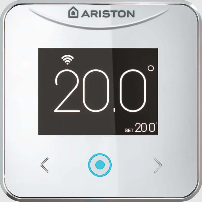 Termostato Ariston Wi-Fi Ad Interfaccia Touch Cube S Net Cod. 3319476 Bianco