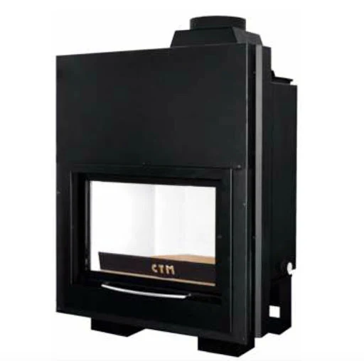 Termocamino A Legna Ctm Basic 30 Kw Scomparsa Verticale Con Produzione Acqua Calda Sanitaria Acs