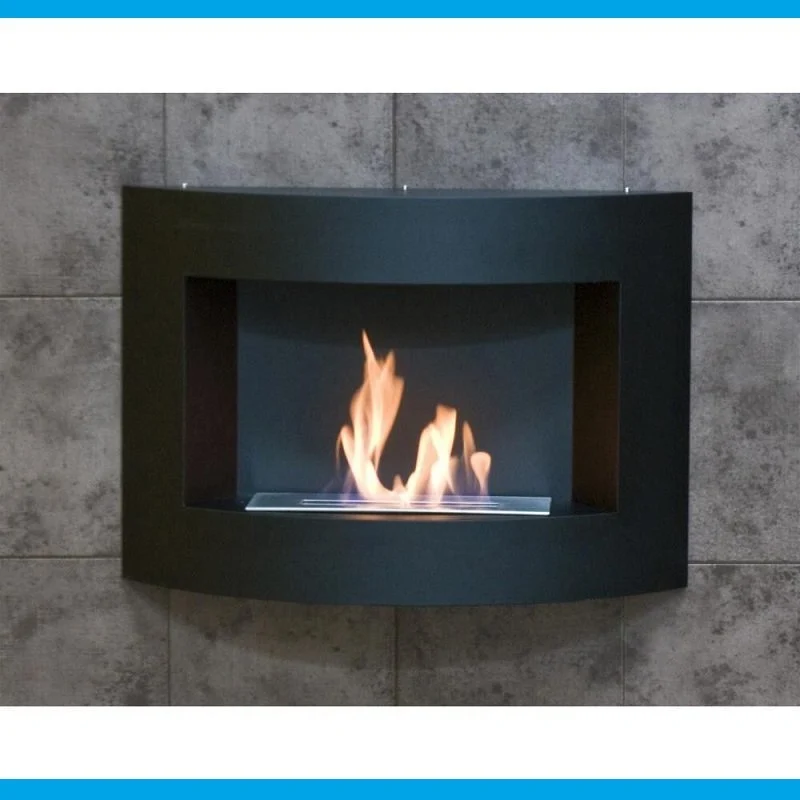 Stufa Camino A Bioetanolo Round 3,5 Kw Dimensioni Cm 63x15,5x45h