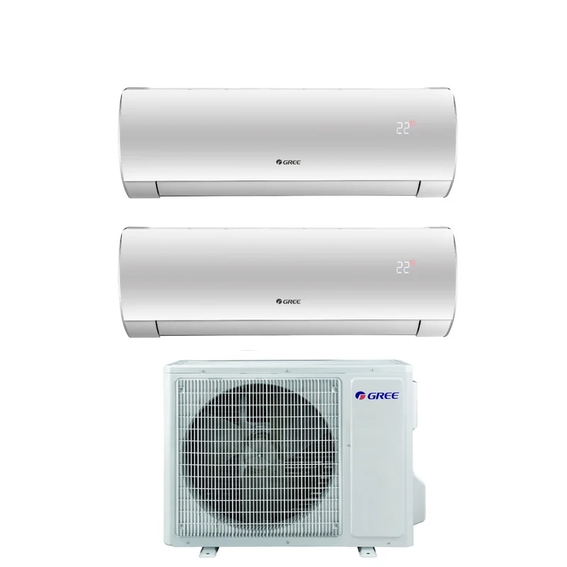 Gree FAIRY 9+9 Serie Dual Split Inverter Klimaanlage mit GWHD(18)NK6OO R-32 Integriertem Wi-Fi 9000+9000