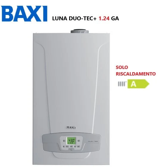 Caldaia a Condensazione Baxi LUNA DUOTEC+ 1.24 GA Solo Riscaldamento Gpl con Kit Scarico Fumi