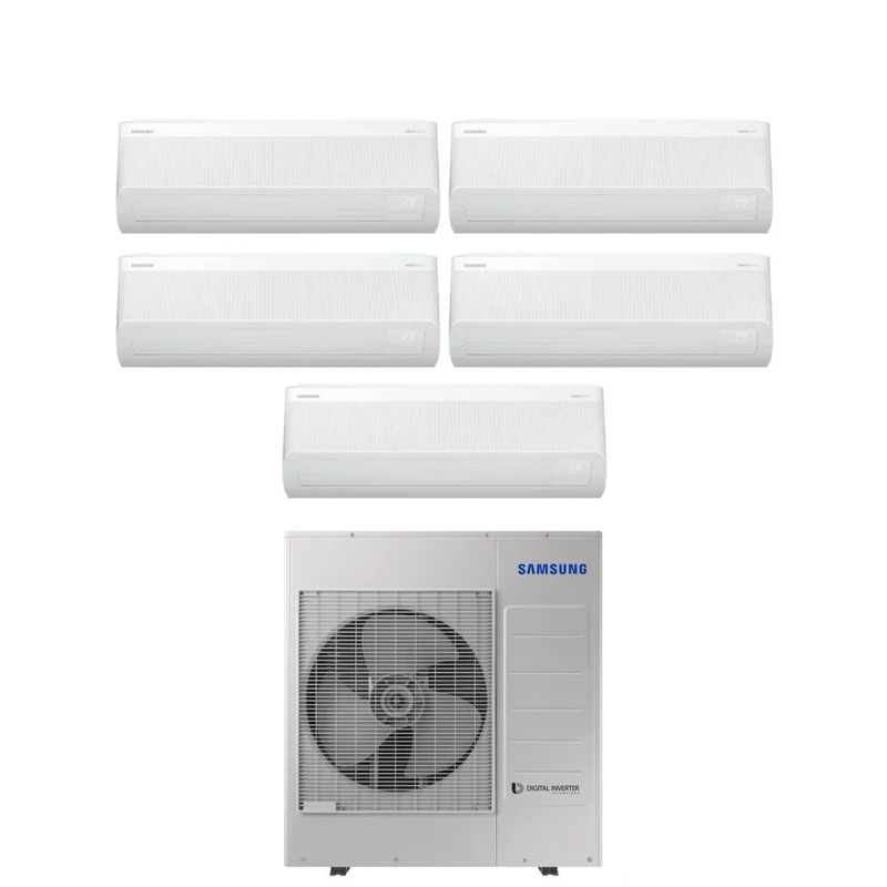 Samsung Penta Split WINDFREE ELITE S2 9+9+12+12+12 Klimaanlage mit AJ100TXJ5KG R-32 integriertem WLAN
