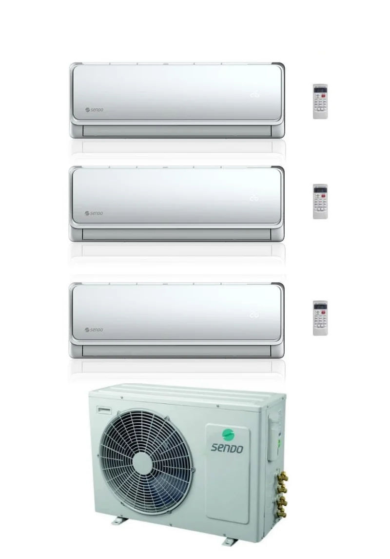 Sendo IKAROS L 12+12+12 Trial Split Inverter-Klimaanlage mit SFM-36OU4-AU2 R-32 integriertem WLAN – 12000+12000+12000