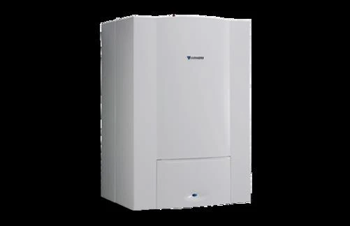 Caldaia a condensazione Junkers Bosch CERAPUR ACU SMART ZWSB 30-4 E con bollitore completa di kit - Novita' Kit Fumi Sdoppiato