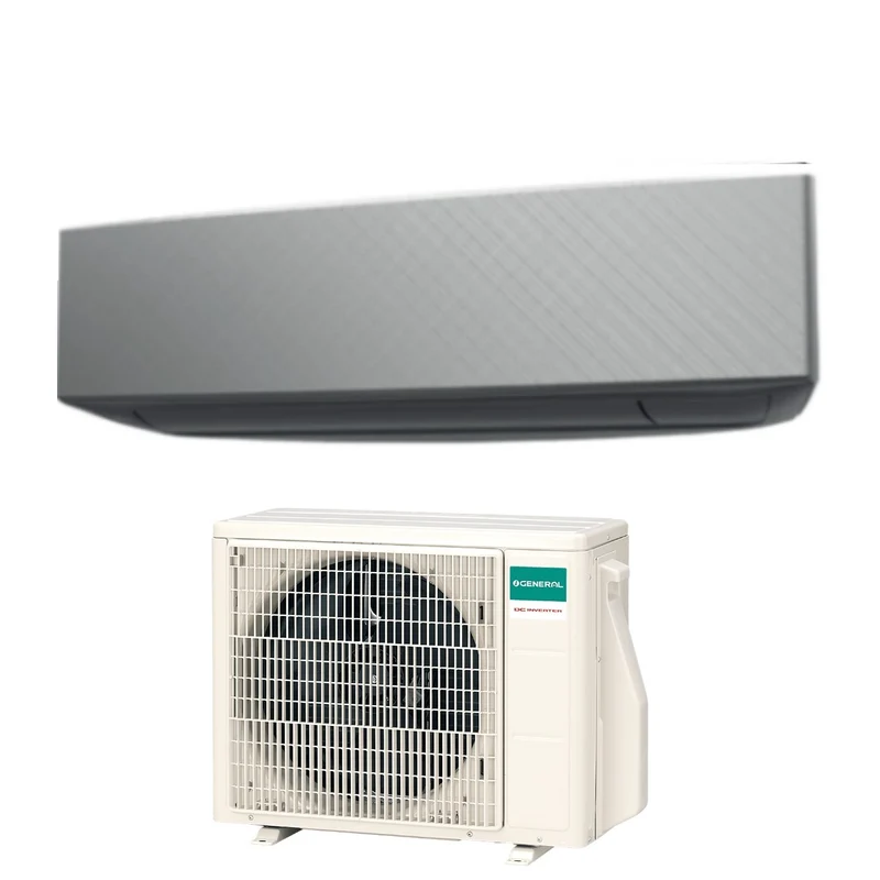 Allgemeine Fujitsu Inverter-Klimaanlage KETA SILVER-Serie 14000 Btu ASHG14KETA-B R-32 Wi-Fi Optionale Klasse A++/A+ Silberfarbe – Neu