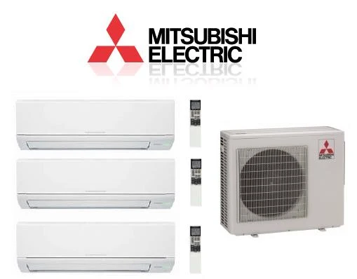 MITSUBISHI ELECTRIC TRIAL SPLIT INVERTER KLIMAANLAGE DM 9+9+9 Serie mit MXZ-3DM50VA 9000+9000+9000