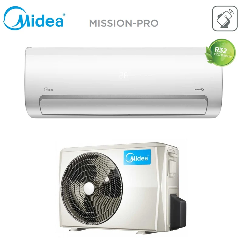 Midea Inverter-Klimaanlage MISSION PRO 50 Serie 18000 Btu MSMBCU-18HRFN8 R-32 Wi-Fi optional