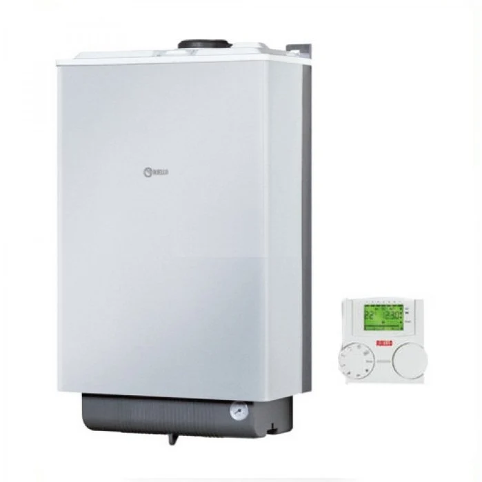 CALDAIA RIELLO RESIDENCE EXTERNA CONDENS 32 KIS GPL A CONDENSAZIONE COMPLETA DI KIT FUMI -NEW ErP Kit Fumi Sdoppiato