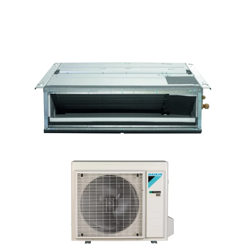Daikin Bluevolution Klimaanlage, Kanal-Inverter, ultraflach, 12000 Btu FDXM35F9 R-32 Wi-Fi optional – italienische Garantie