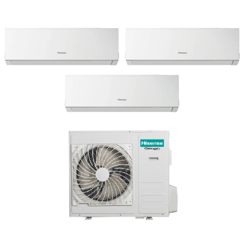Klimaanlage Hisense Trial-Split Inverter Serie NEW COMFORT 9+9+12 mit 4AMW81U4RAA R-32 WLAN optional 9000+9000+12000 - New