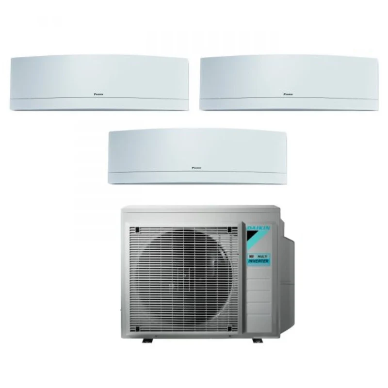 Daikin Bluevolution Trial Split Inverter-Klimaanlage EMURA WHITE 9+9+9 Serie mit 3MXM52N R-32 integriertem WLAN 9000+9000+9000, Farbe Weiß – italienische Garantie