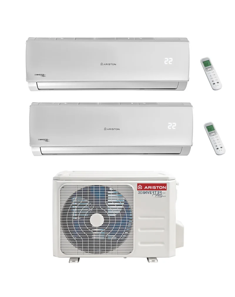 Ariston Alys Plus 9+9 Dual-Split-Klimaanlage mit Dual C 50 XD0-O R-32 WLAN optional