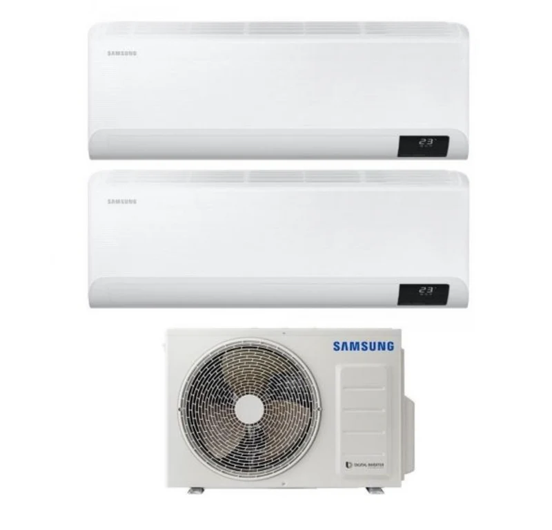 Samsung Cebu 9+12 Dual-Split-Klimaanlage mit AJ040TXJ2KG/EU R-32 integriertem WLAN