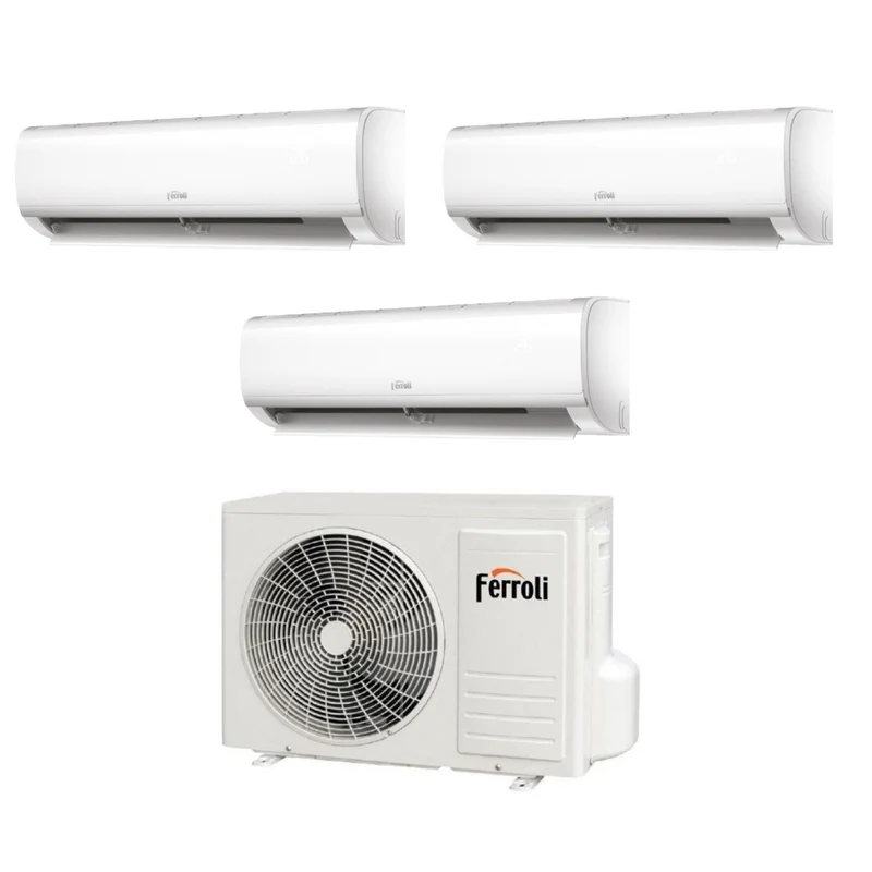 Ferroli Trial Split Inverter-Klimaanlage DIAMANT PLUS Serie M 7+9+12 mit 21-3 R-32 integriertem WLAN 7000+9000+12000 – Neu