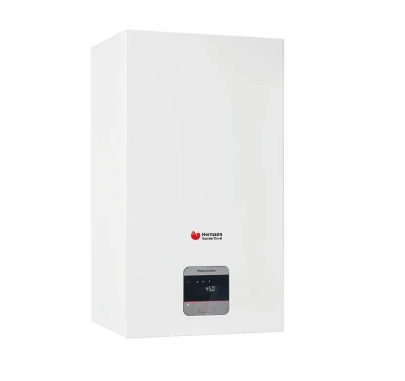 Caldaia a Condensazione Hermann Saunier Duval THEMA CONDENS 25 SB Solo Riscaldamento Metano/Gpl Low NOx Completa di Kit Fumi