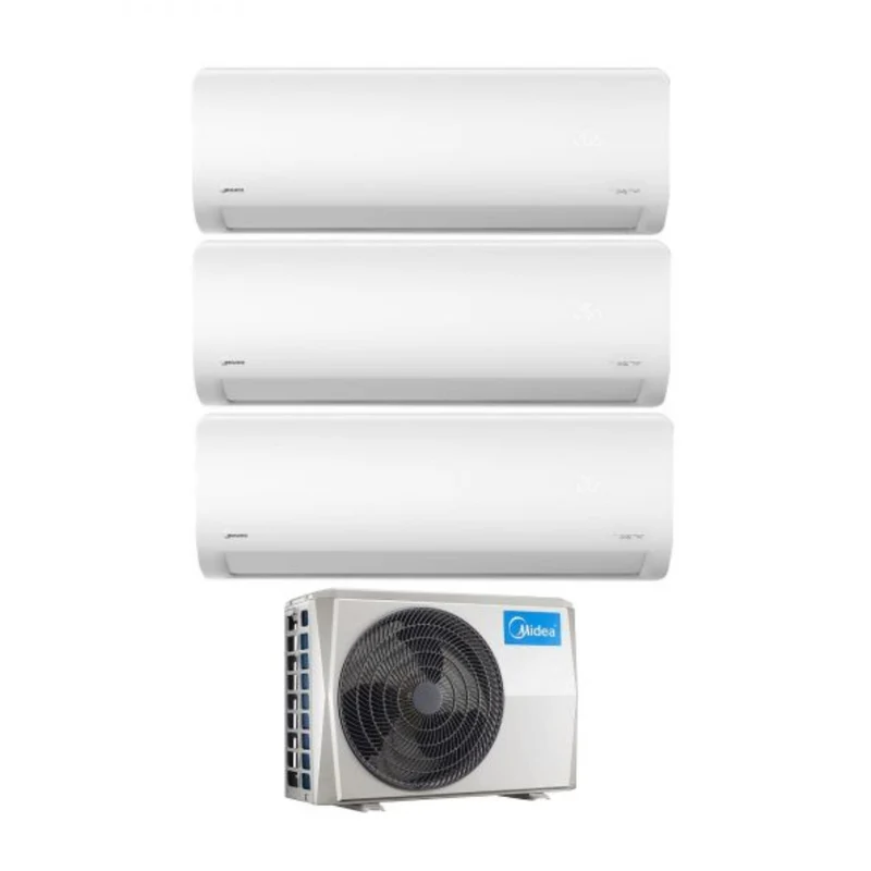 Midea Trial Split Inverter-Klimaanlage XTREME PRO-Serie 9000+9000+9000 Btu mit M3OA-27 R-32 integriertem WLAN