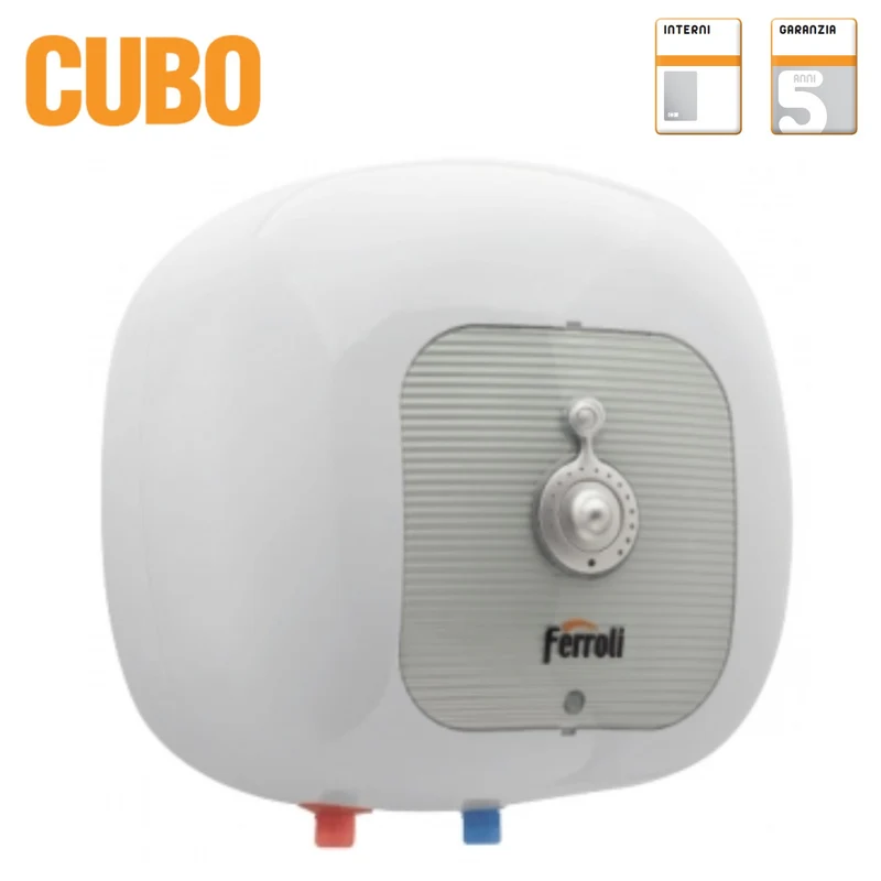 Scaldabagno Elettrico Ferroli Cubo SG 30 Sopralavello da 30 Litri