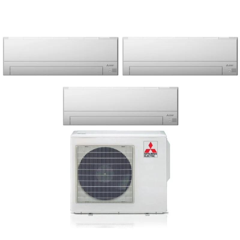 Klimaanlage Trial-Split Mitsubishi Electric MSZ-BT 7+7+12 mit MXZ-3F54VF WLAN integriert