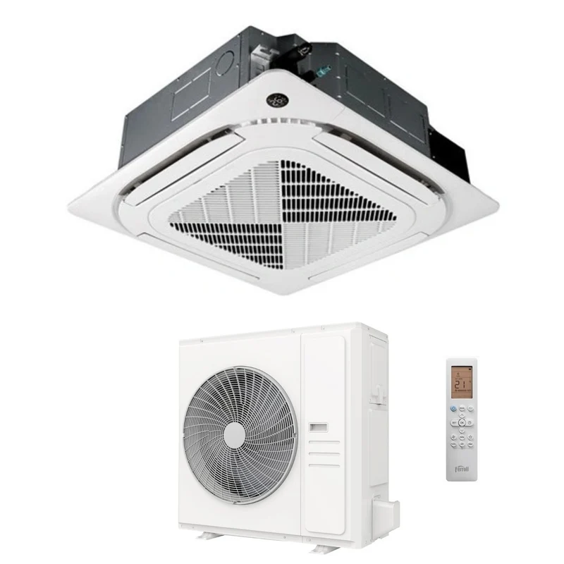 Condizionatore a Cassetta Ferroli Giada-C 30000 Btu 2CP0045F R-32 Wi-Fi Integrato con Telecomando e Griglia