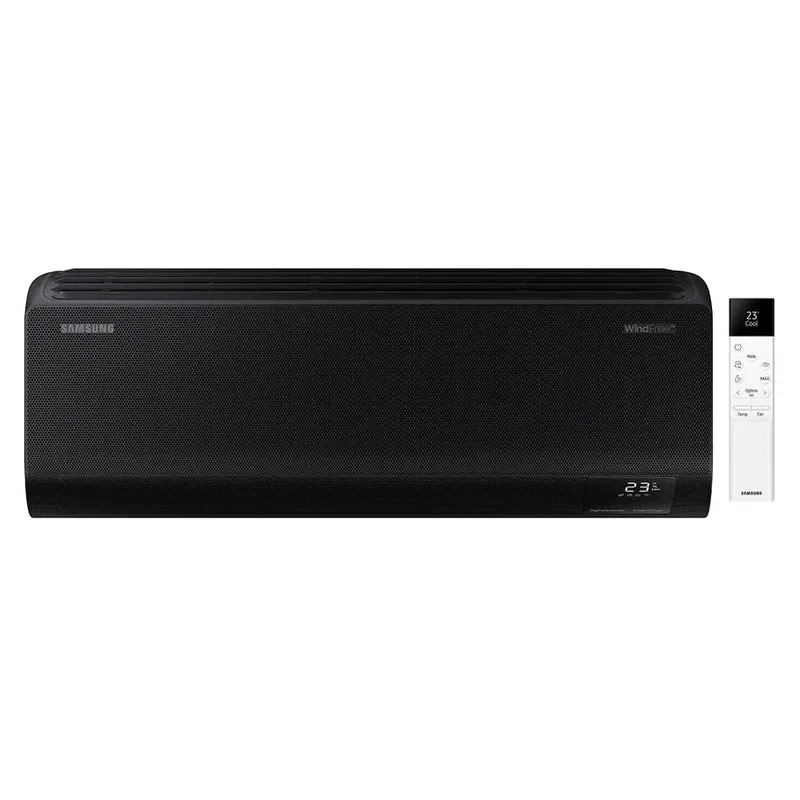 Samsung WindFree Black Wall Indoor Unit 9000 Btu AR70F09C1ABNEU R-32 Integriertes WLAN
