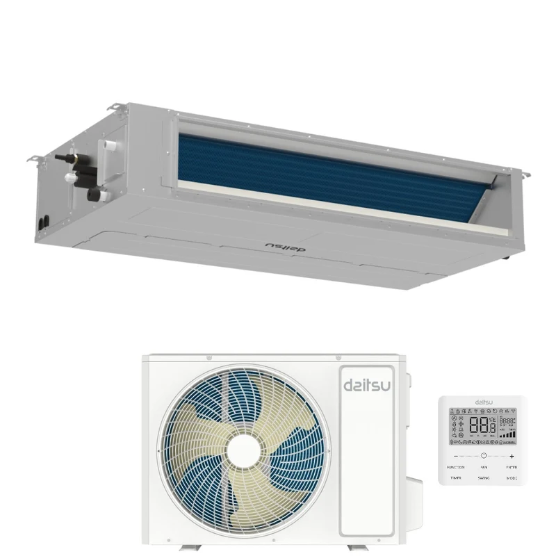 Condizionatore Canalizzato Daitsu 48000 Btu ACD48TKDBS Trifase R-32 Wi-Fi Integrato con Comando a Filo