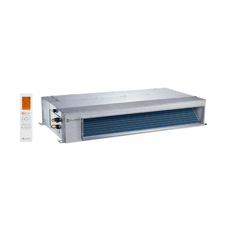 Kanalisiertes Innengerät von Clivet, 12000 Btu, ID3-XY, 35 m, R-32, WLAN, optional mit Fernbedienung