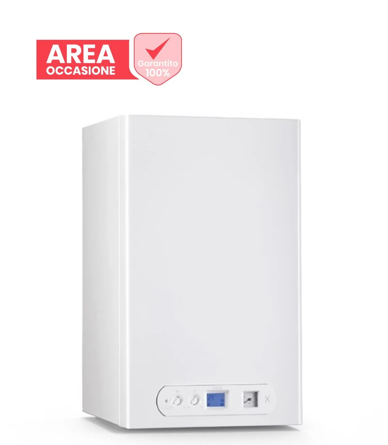 AREA OCCASIONI 2591 Caldaia UNICAL X 32 C a condensazione Low NOx 6 Completa di kit scarico fumi metano in acciaio INOX - ErP
