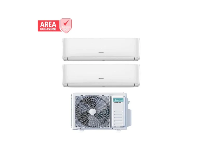 AREA OCCASIONI 2578 Condizionatore Dual Split Hisense Hi-Comfort 9+9 con 2AMW42U4RGC R-32 Wi-Fi Integrato