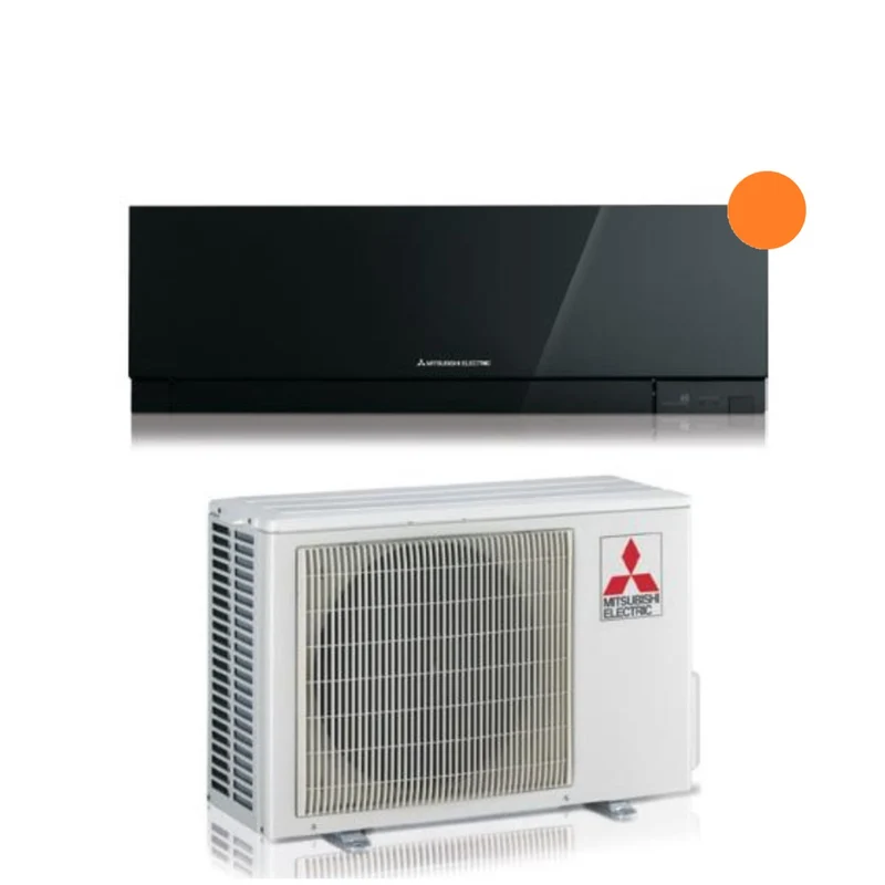 Mitsubishi Electric Klimaanlage Kirigamine Zen Black 15000 Btu R-32 Integriertes WLAN