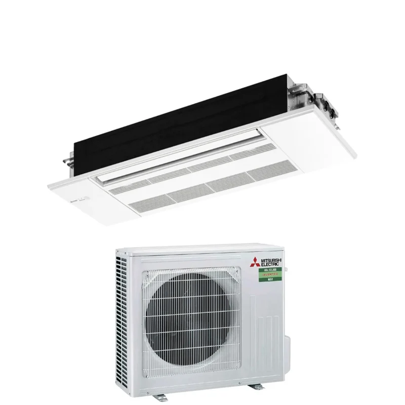 Mitsubishi Electric Inverter-Klimaanlage, 1-Wege-Kassette, 18.000 Btu, MLZ-KP50VG, R-32, WLAN, optional mit Gitter und Standard-Fernbedienung im Lieferumfang enthalten