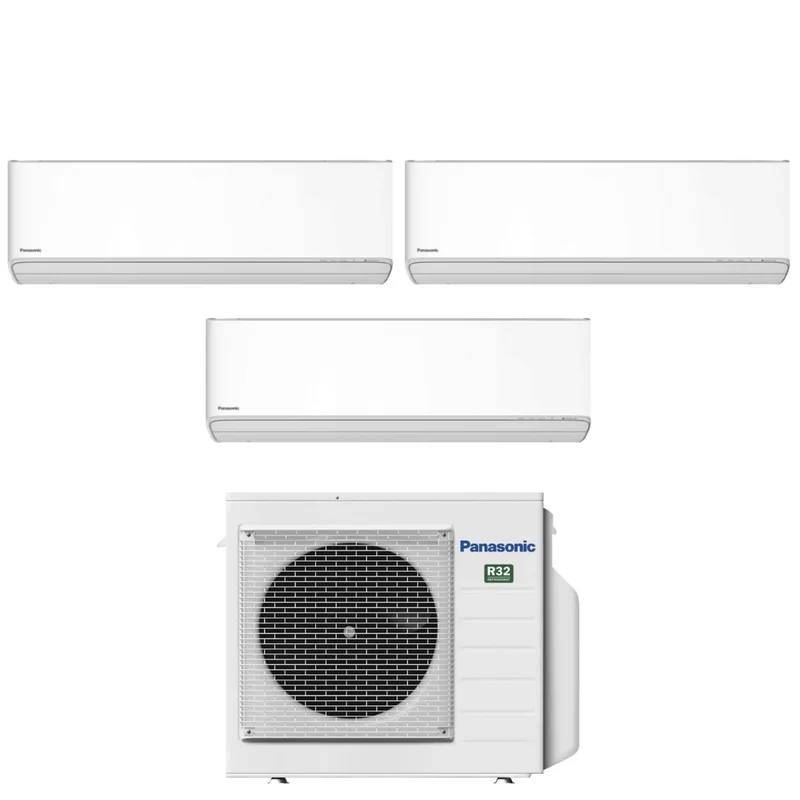 Panasonic Etherea White 7+9+12 Trial Split-Klimaanlage mit CU-3Z52TBE R-32 integriertem WLAN