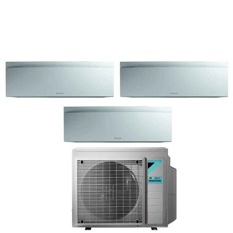 Daikin Bluevolution Trial Split Inverter-Klimaanlage EMURA WHITE III 7+7+9 Serie mit 3MXM68A R-32 integriertem WLAN 7000+7000+9000 mattweiße Farbe – italienische Garantie